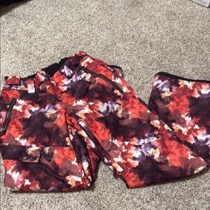 Liquid Red and Black Women’s Freerider Pants